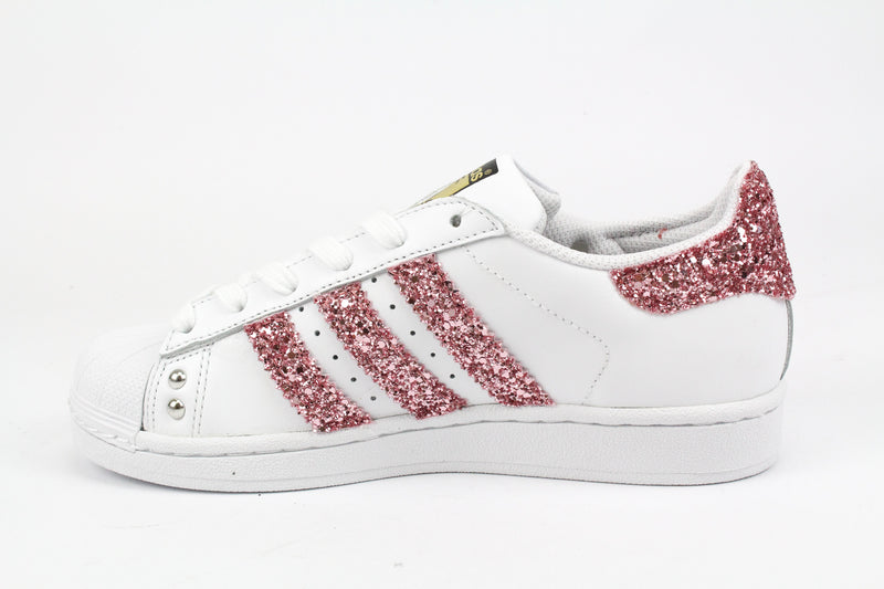 Adidas Superstar Pink Glitter & Strass